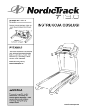 NordicTrack T 13.0 Treadmill Polish Manual