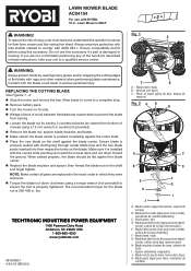 Ryobi AC04154 Operation Manual