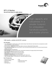 Seagate ST1.3 ST1.3 Series Data Sheet
