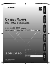 Toshiba 20HLV16S Owners Manual
