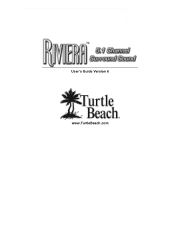 Turtle Beach Riviera User's Guide
