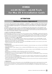 Yamaha mLAN Mlan Driver / Mlan Tools For Mac Os X Installation Guide