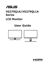 Asus TUF GAMING VG279Q1A VG279Q1AVG279QL1A Series User Guide