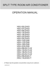 Haier HSU-13LEA03-T User Manual