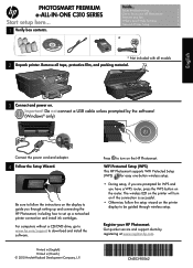 HP Photosmart Premium e- Printer - C310 Reference Guide