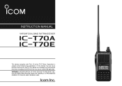 Icom IC-T70A HD Instruction Manual
