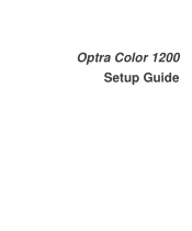Lexmark Optra Color 1200 Setup Guide