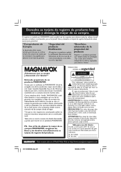 Magnavox MDV460 User manual,  Spanish