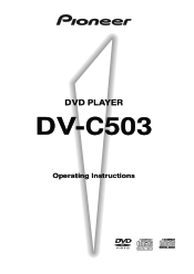 Pioneer C503 Operating Instructions