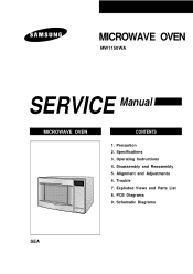 Samsung MW1150WA Service Manual