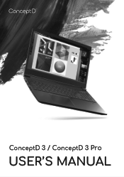 Acer ConceptD CN315-71 User Manual