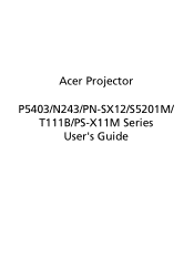 Acer S5201M User Manual