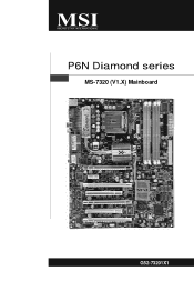 MSI P6N Diamond User Guide