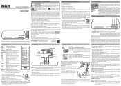 RCA DRC279BK DRC279BK Product Manual-French