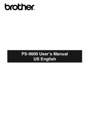 Brother International PS 9000 User Manual
