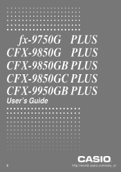Casio FX 9750 User Guide