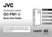 JVC GC-FM1A Basic User Guide