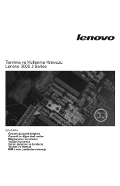 Lenovo J105 (Turkish) Quick reference guide