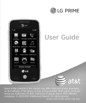 LG GS390GO Owner's Manual