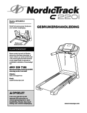NordicTrack C 220i Treadmill Dutch Manual
