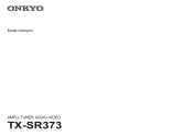 Onkyo TX-SR373 Owners Manual - French