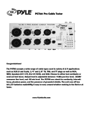 Pyle PCT60 User Guide