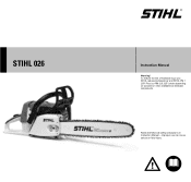 Stihl 026 Instruction Manual