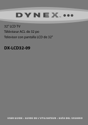 Dynex DX-LCD32-09 User Manual (English)