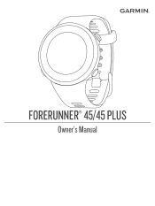 Garmin Forerunner 45 Owners Manual