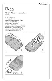 Intermec CN50 CN50 RS-232 Adapter (1003AA01) Instructions