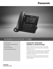 Panasonic KX-NT630 FNL KX NT680 KX NT630 IP Phones Spec Sheet HR