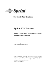 Samsung SPH-A800 User Manual (user Manual) (ver.f3) (English)
