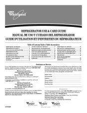 Whirlpool GS6NBEXRB Use and Care Manual