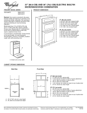 Whirlpool RMC305PVQ Dimension Guide