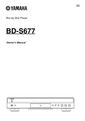 Yamaha BD-S677 Owners Manual