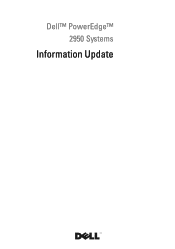 Dell PowerEdge 2950 Information Update