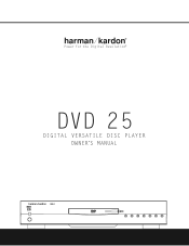 Harman Kardon DVD 25 Owners Manual