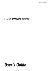 Konica Minolta bizhub C754 bizhub C654/C754 HDD Twain Driver User Guide