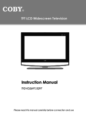 Coby TFDVD3297 Instruction Manual