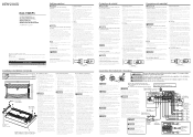Kenwood KAC-7005PS Instruction Manual