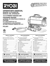 Ryobi PCL801B Operation Manual