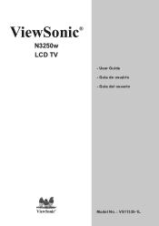 ViewSonic N3250W User Guide