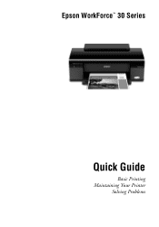 Epson WorkForce 30 Quick Guide