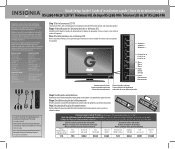 Insignia NS-L26Q-10A Quick Setup Guide (English)