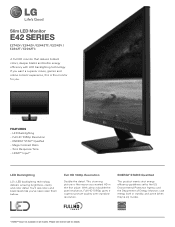 LG E2242T-BN Specifications - English