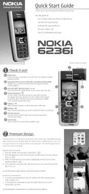 Nokia 6236i Nokia 6236i Verizon Quick Start Guide US English