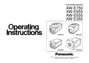 Panasonic AWE350 AWE350 User Guide