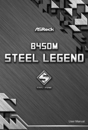 ASRock B450M Steel Legend User Manual