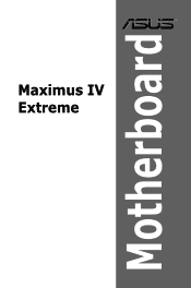 Asus MAXIMUS IV EXTREME User Manual