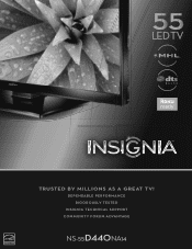 Insignia NS-55D440NA14 Information Brochure (English)